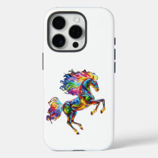Coques iPhone 16 Pro Cheval coloré