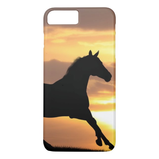Coques Case-Mate iPhone Cheval dans le coucher du soleil (Dos)