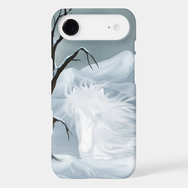 Coques Case-Mate iPhone Cheval de fantôme d'hiver (Verso)