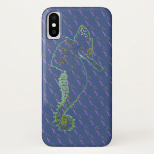 Case-Mate iPhone Case Cheval de mer, Seahorses iPhone X, à peine là