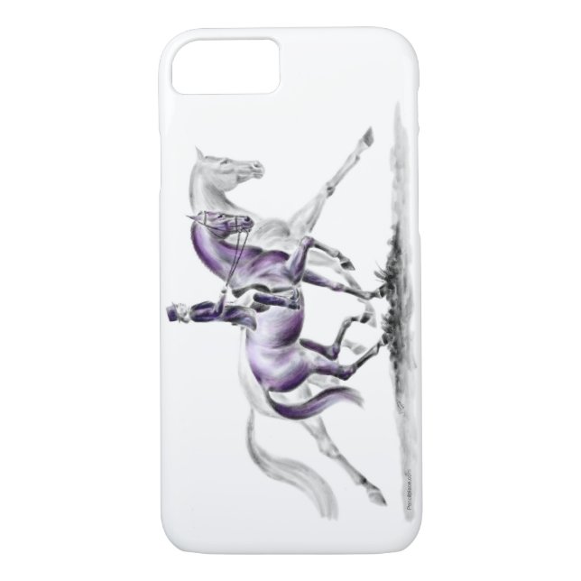 Coques Case-Mate iPhone Cheval Dressage en Trot Piaffe (Dos)