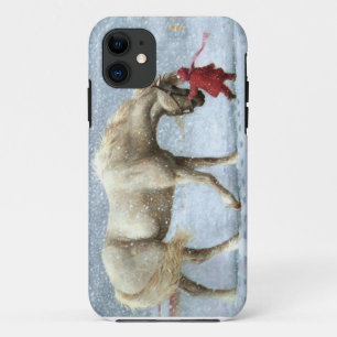 Case-Mate iPhone Case Cheval et fille en neige