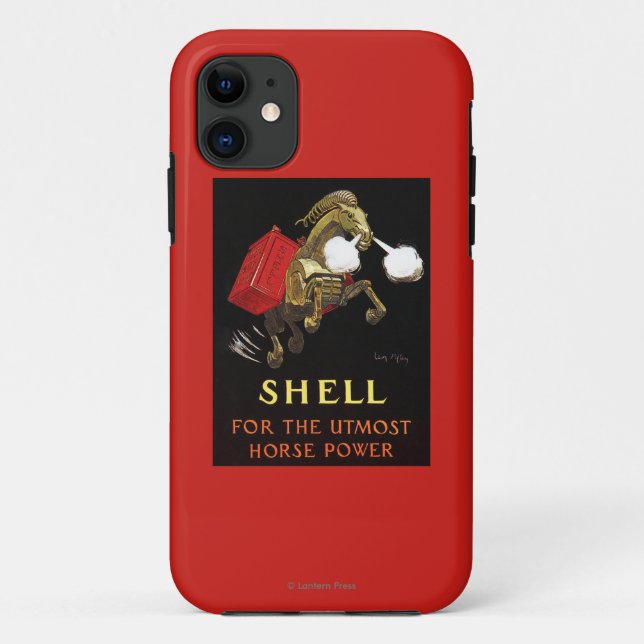 Coques Case-Mate iPhone Cheval mécanique avec Shell Oil (Dos)