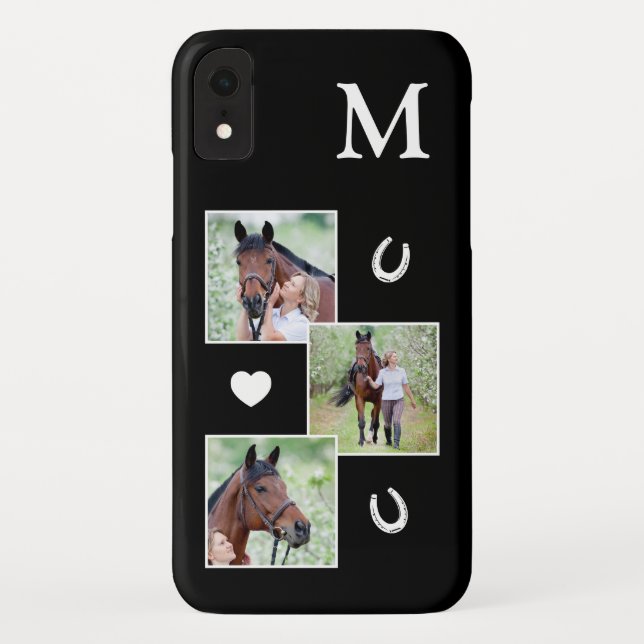 Coques Case-Mate iPhone Cheval photo animal équestre personnalisé (Dos)