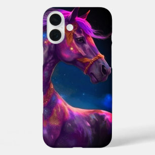 Coques iPhone 16 Plus Cheval pourpre
