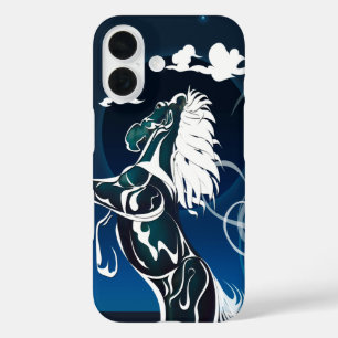 Coque Pour iPhone 16 Cheval Spirit TROU NOIR SOLEIL
