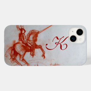 Coques Pour iPhone CHEVALIER FLORENTINE SUR HORSEBACK Sepia Monogramm