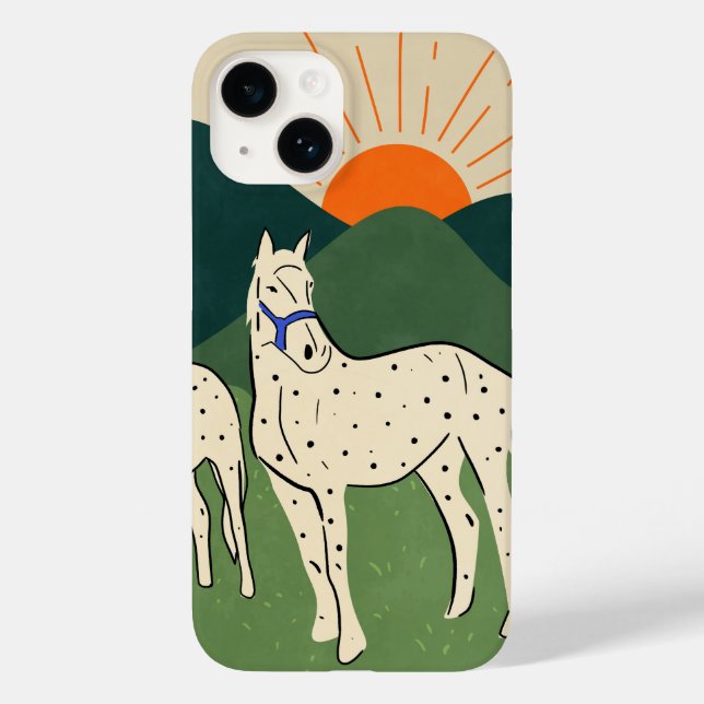Coques Case-Mate iPhone Chevaux des Highlands (Verso)