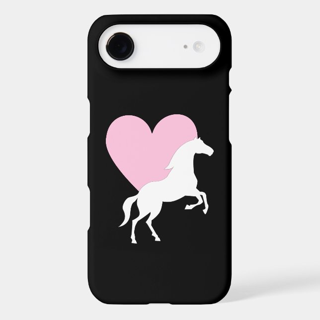 Coques Case-Mate iPhone Chevaux et amour (Verso)