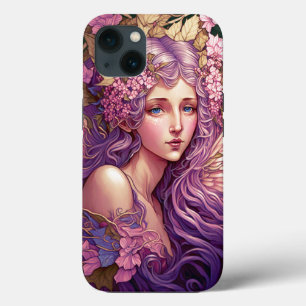 Case-Mate iPhone Case Cheveux pourpre Fairy Angel Imaginaire Art