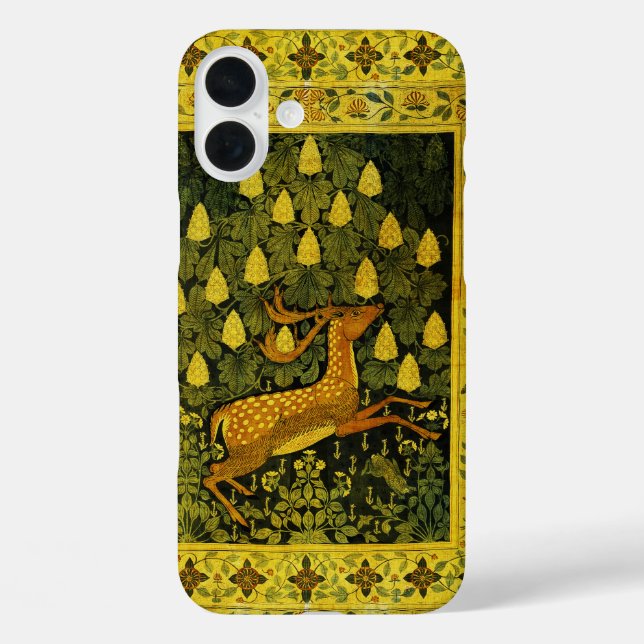 Coques Case-Mate iPhone CHÈVRE FLEUVE, FLEURS CHESTNUT TREE vert Jaune (Verso)