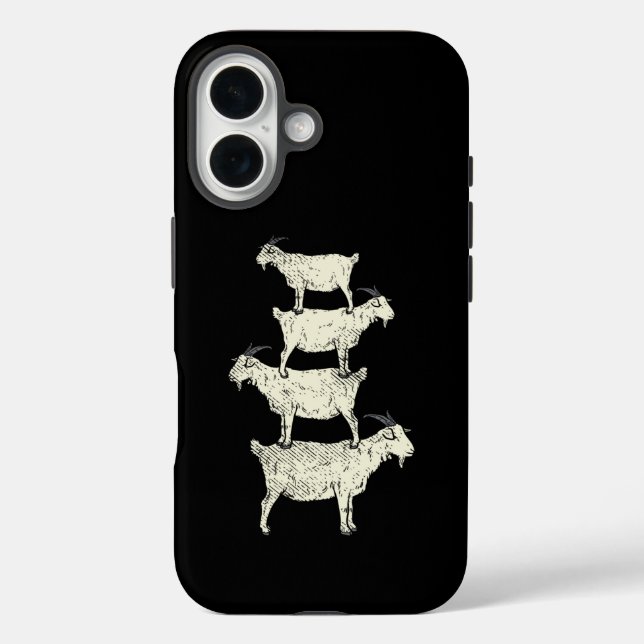 Coques Case-Mate iPhone Chèvre Retro (Verso)