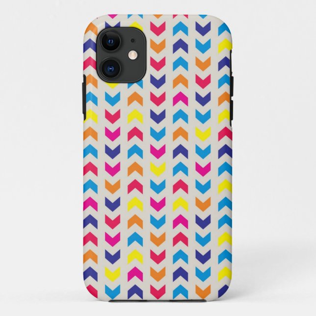 Coques Case-Mate iPhone Chevron aztèque coloré (Dos)