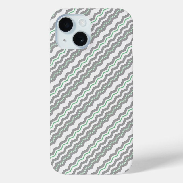 Coques Case-Mate iPhone Chevron Diagonal moderne avec n'importe quel détai (Verso)