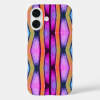 Chevron orange, rose, violet et bleu