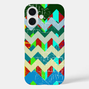 Coque Pour iPhone 16 chevron - stylisé and colorful