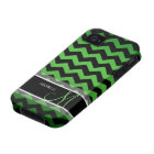 Chevron vert et noir personnalisé