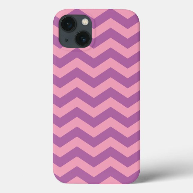 Coques Case-Mate iPhone Chevrons d'orchidées rayonnantes (Verso)