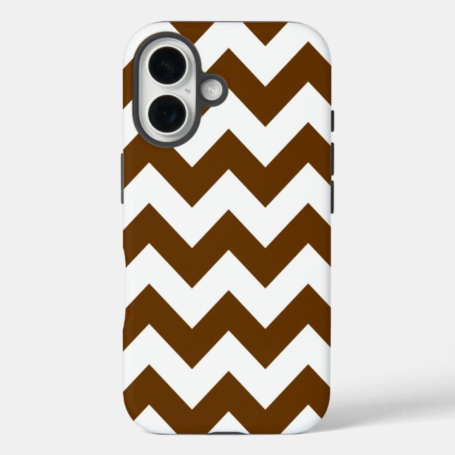 Coques Case-Mate iPhone Chevrons neutres de muscade (Verso)