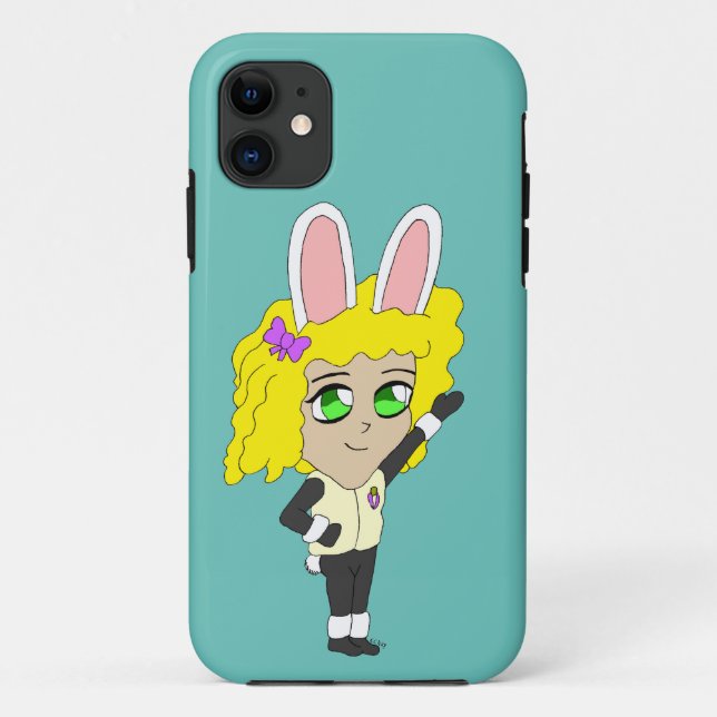 Coques Case-Mate iPhone chibi bunnygirl (Dos)