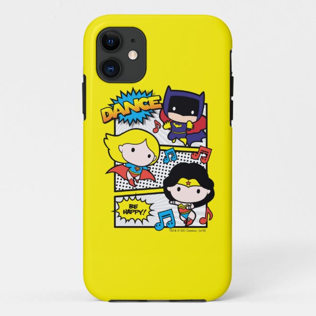 Coques Case-Mate iPhone Chibi Héros Danse (Dos)