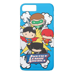 Coques Pour iPhone Chibi Justice League of America Explosion