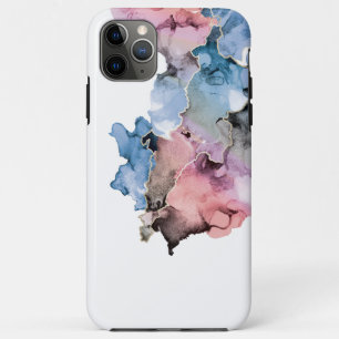Case-Mate iPhone Case Chic alcoolique Abstraite encre ART bleu rose or b