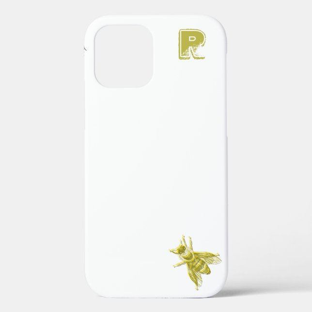 Coques Case-Mate iPhone Chic Coque-coque iphone de monographie d'abeille d (Verso)