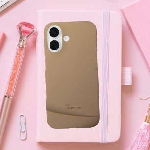 Coque Pour iPhone 16 Chic Design Moderne Monogramme
