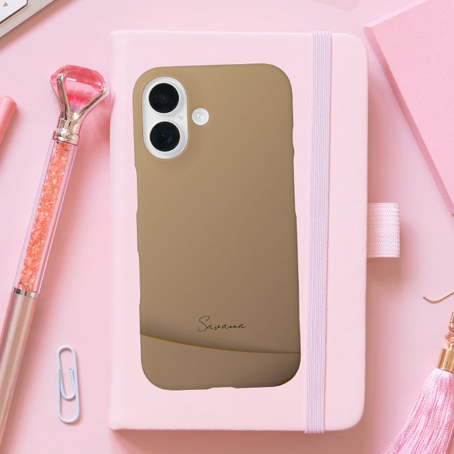 Coques Case-Mate iPhone Chic Design Moderne Monogramme (Créateur téléchargé)