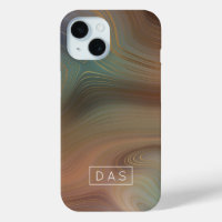 Chic Earthy | Monogramme d'agent naturel en cuivre