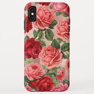 Case-Mate iPhone Case Chic Elegant Vintage Rose Rouge Roses Nom Floral