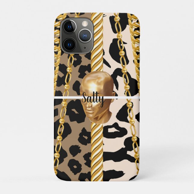 Coques Case-Mate iPhone Chic Golden Wild Luxurious élégant Anniversaire fi (Dos)