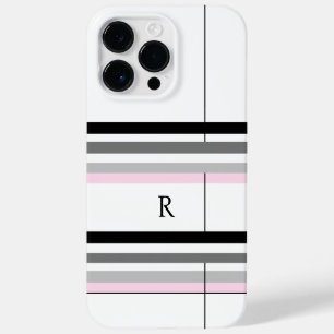 Coque Pour Pour iPhone 14 Pro Max Chic Simple rose noir gris blanc blanc personnalis
