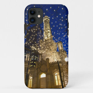 Coque iPhone 11 Chicago, l'Illinois, vieille tour d'eau avec des