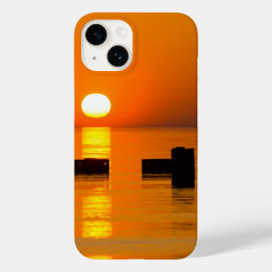 Coque Pour iPhone 14 Chicago Orange Galore Matin Coque-Mate iPhone Cas