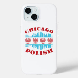 Coque Pour iPhone 15 Chicago Pologne Pologne Heritage Pride
