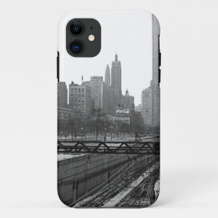 Coque Case-Mate Pour iPhone Chicago Rail Yards Michigan Avenue 1960 photo