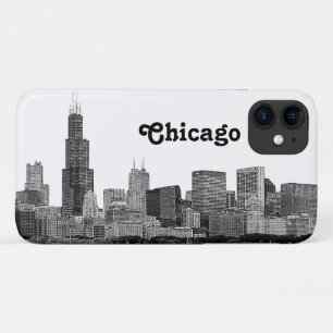 Case-Mate iPhone Case Chicago Skyline Etché