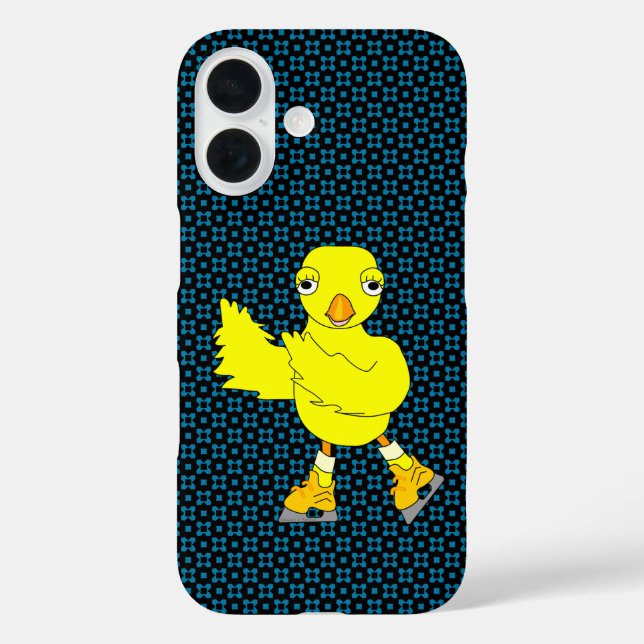 Coques Case-Mate iPhone Chick de patinage sur glace (Verso)