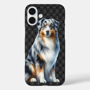 COQUES iPhone 16 PLUS CHIEN AUSTRALIEN DE FLUFER LONGTEMPS HAÏS