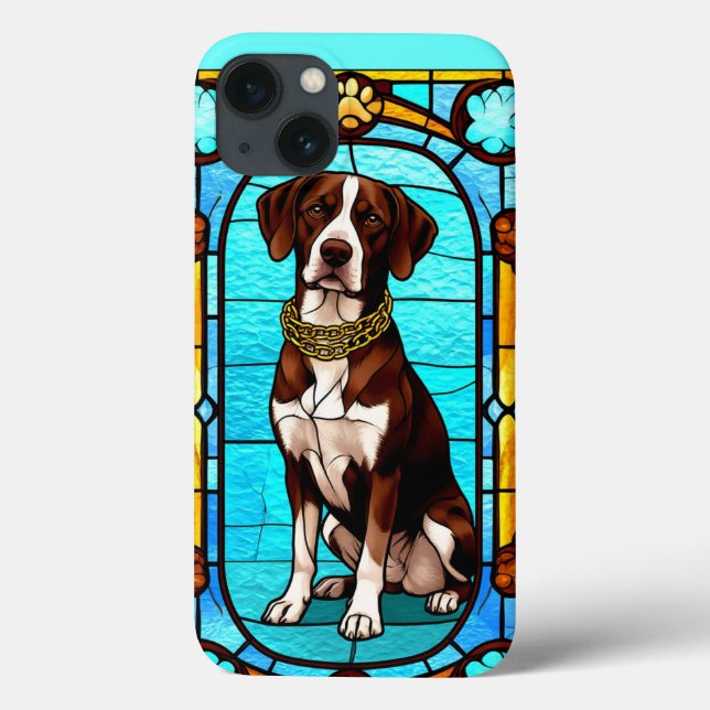 Coques Case-Mate iPhone Chien aux couleurs vives et détails (Verso)
