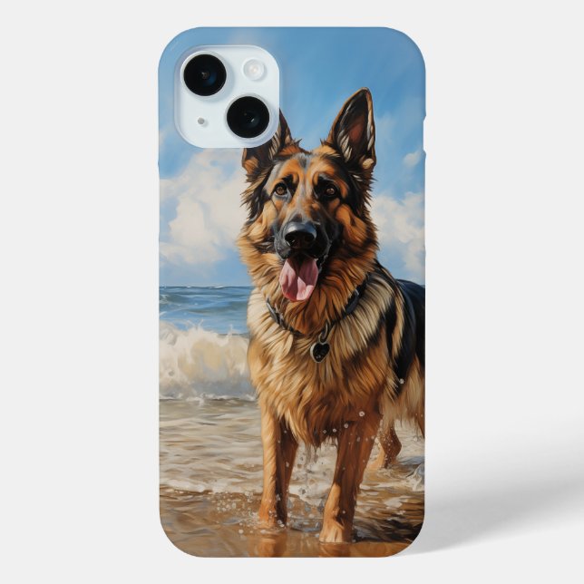 Coques Case-Mate iPhone Chien berger allemand (Verso)