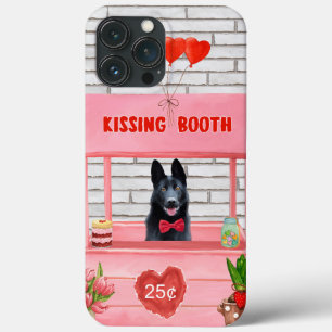 Case-Mate iPhone Case Chien berger allemand Valentine's Day Kissing Boot