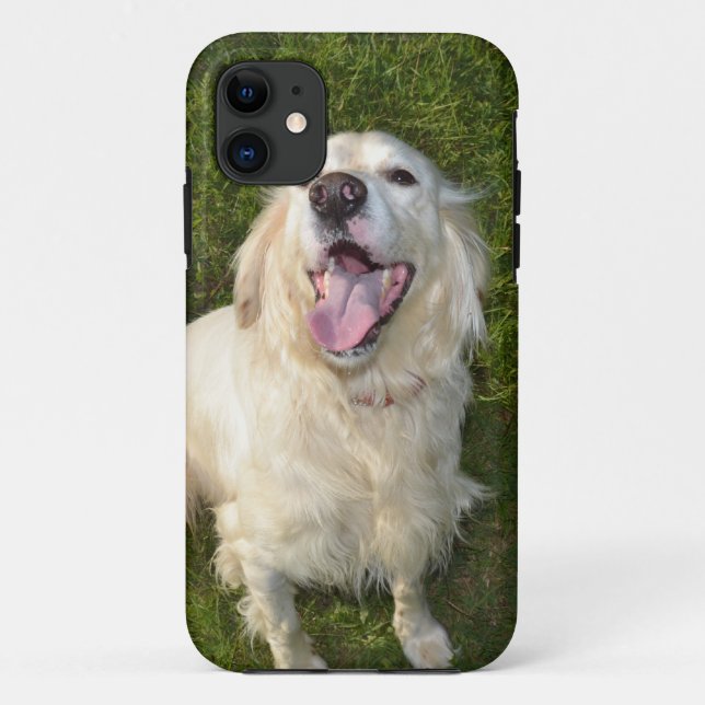 Coques Case-Mate iPhone Chien blanc (Dos)