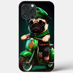 Case-Mate iPhone Case Chien Carlin Conduisant un Vélo Jour de la Saint-P