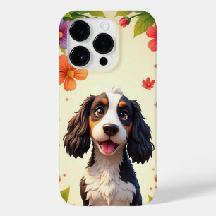 Coque Pour iPhone 14 Pro Chien charmant de style cartoon