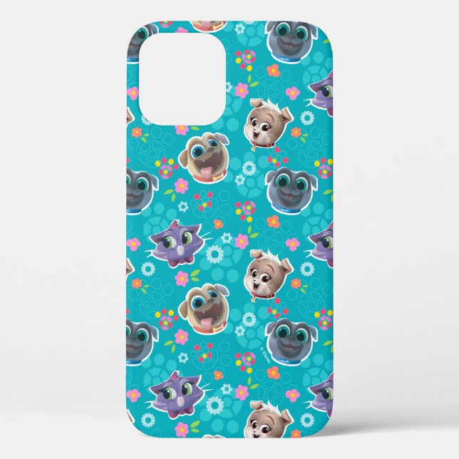 Coques Case-Mate iPhone Chien Chien Pal | Modèle floral (Verso)