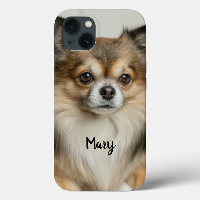 Coques Case-Mate iPhone Chien chihuahua, Chien chiot, long et lourd (Verso)