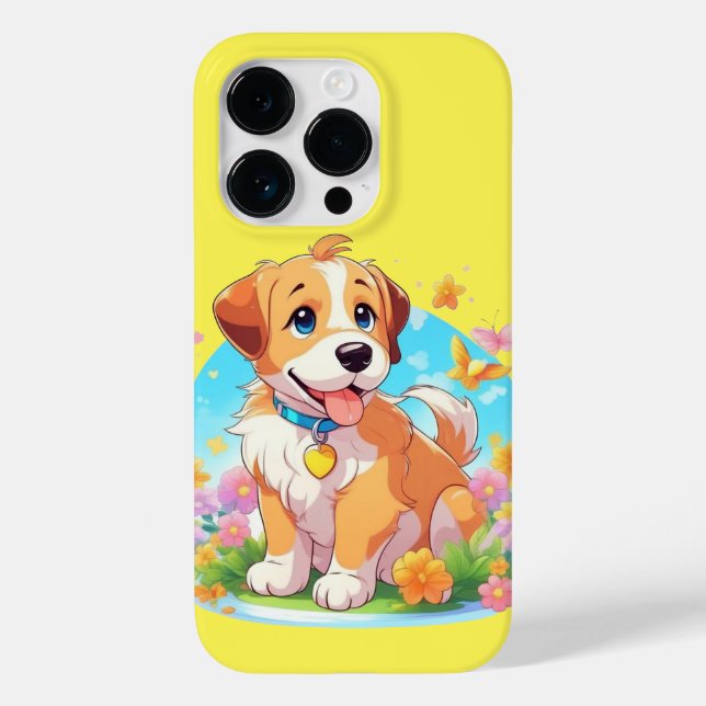 Coques Case-Mate iPhone Chien chiot mignon (Verso)